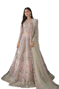 Luxurious Elegant Bridal <b>Wedding</b> <b>Dress</b> Modern Royal Style Long Sleeve Lace Gown Floor-Length <b>Evening</b> Wear Ruffles Crystal - Product Image 4