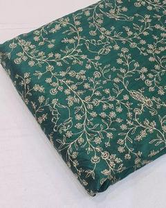 Malty Dobby Embroidered Chiffon <b>Fabric</b> 100% Polyester Breathable Eco-Friendly <b>Medium</b> Weight Wedding Customized Color Textile - Product Image 2
