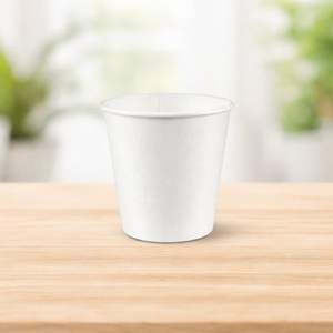 ProTakeOut Vasos de Papel Blancos de Pared Simple de 8 oz, Borde de 80 mm, Paquete de 1000 (50/20), Vasos Desechables para Bebidas Calientes (Café/Té/Cacao) | - Product Image 4