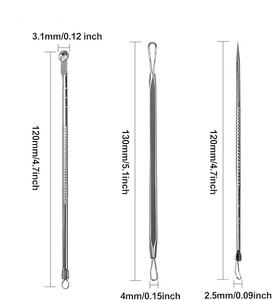 เครื่องมือกำจัดสิวเสี้ยนคุณภาพพรีเมียม เครื่องมือกดสิวสำหรับรักษาสิวบนใบหน้า เครื่องมือกดสิวหัวขาว - Product Image 4