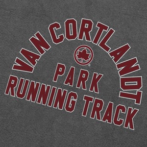 Custom <b>Dark</b> <b>Grey</b> <b>Hoodie</b> with Van Cortlandt Park Running Track Print - Premium Cotton Streetwear <b>Hoodie</b> for Runners and Athletes - Product Image 6