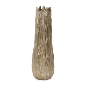Premium Handmade <b>Gold</b> Metal Flower Vase Contemporary Decorative Accent for Coffee <b>Table</b> <b>Console</b> <b>Table</b> Hotel Lobby Office - Product Image 1
