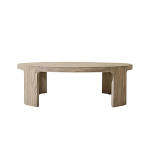 Luxury The Plaza Teak <b>Round</b> Outdoor Coffee <b>Table</b> Modern Resort Villa Hotel <b>Patio</b> Furniture Collection - Product Image 1