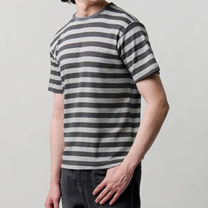 T-shirt décontracté en coton à manches courtes pour hommes, col rond personnalisé, streetwear, tee-shirt basique, marque privée USA, fabricant OEM ODM - Product Image 5