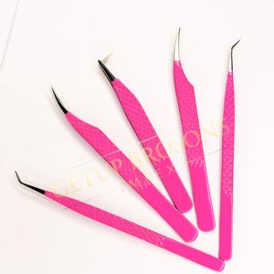 GETUP BROSONS IMPEX GBI-EET-1211 แหนบต่อขนตาสแตนเลส ป้องกันไฟฟ้าสถิตย์ ปลายหยักเรียบ ความแม่นยำสูง ความยาว 10 มม. - Product Image 1