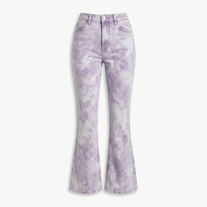 Jeans de mezclilla cortos personalizados para mujer, jeans de mezclilla con lavado vintage para mujer, jeans para mujer para la colección de primavera - Product Image 5