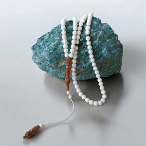 Tasbih Misbaha de Hueso Natural, Rosario de Oración Hecho a Mano al por Mayor - Product Image 3