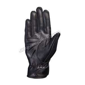 Guantes de Motocicleta Suaves con Protección Completa para los Dedos, Transpirables, Ligeros, de Cuero Perforado, para Hombre - Product Image 4