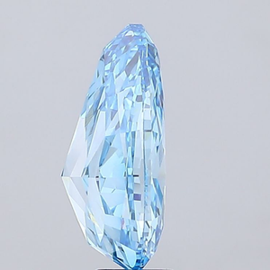 Excelente diamante suelto con certificación IGI, suministro de exportación de diamantes CVD, diamante de laboratorio de corte pera premium, azul vivo fantasía, claridad VS1 - Product Image 6