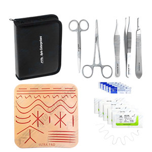 Kits de Sutura para Entrenamiento de Estudiantes, Kit Avanzado de Práctica de Sutura en Piel para Medicina, Kit Completo de Práctica de Sutura para Uso Médico - Product Image 1