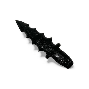 Conteneur d'Athame en Obsidienne Noire Effet Naturel Premium, Outil Spirituel Sculpté à la Main en Pierre Précieuse, Cadeau - Product Image 1