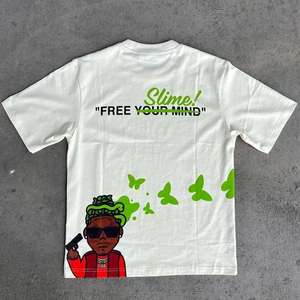 Camiseta de Algodón 100% Personalizada, Tejida y Sublimada, con Impresión Digital y Decoración de Pedrería, Ecológica, de Fábrica OEM - Product Image 3