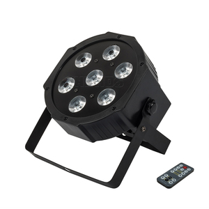 ไฟ LED ควบคุมระยะไกล 7*18W RGBWA UV 6 สี ผสมผสาน แสงสีสำหรับเวทีระดับมืออาชีพ สำหรับดีเจ - Product Image 6