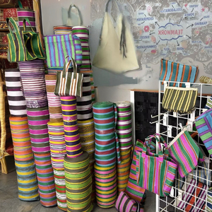 Grands sacs à provisions écologiques en polypropylène recyclé Sacs en plastique durables fabriqués en Inde Sac à linge d'approvisionnement en vrac - Product Image 1