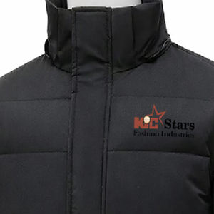 Chaqueta Acolchada de Invierno para Hombre, Resistente al Viento, con Cuello Alto, Acolchado Grueso, Transpirable, para Exteriores - Product Image 2