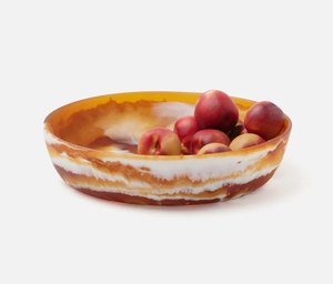 Tazón para Servir de Resina Epoxi Estilo Europeo, Pulido a Espejo, Decoración para el Hogar, Vajilla Personalizada para Fiestas, Tazón para Alimentos y Frutas - Product Image 1