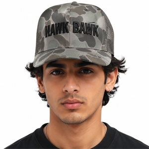 หมวกแก๊ปแบบ Trucker สำหรับทุกเพศ ปรับขนาดได้ คุณภาพพรีเมียม ปักลายตามสั่ง ระบายอากาศได้ดี กันน้ำ 6 แผง เหมาะสำหรับการเดินทาง รับผลิตแบบ OEM - Product Image 2