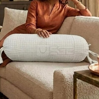 Housse de coussin de luxe confortable en tissu pour la maison et l'hôtel – Couleurs et tailles personnalisables