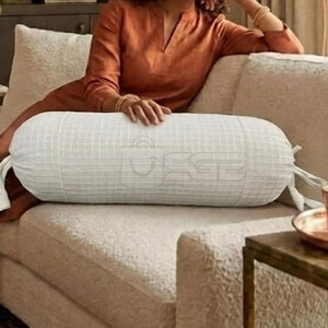 Housse de coussin de luxe confortable en tissu pour la maison et l'hôtel – Couleurs et tailles personnalisables - Product Image 3