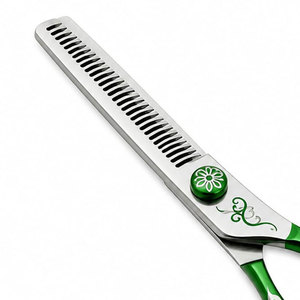 Ciseaux à effiler les cheveux pour stylistes professionnels, en acier inoxydable durable, avec lame tranchante et manche en céramique, pour droitiers - Product Image 4