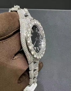 Reloj de Lujo para Mujer con Diamantes, Caja de Acero Inoxidable de 36 mm, Visualización de Fecha Analógica, Cristal de Zafiro, Movimiento de Cuarzo - Product Image 6