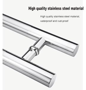 Stainless Steel Modern Ambidextrous <b>Door</b> <b>Pull</b> <b>Handle</b> SS 202/304 Glass <b>Door</b> Heavy Duty Entrance Bulk Wholesale Export - Product Image 4