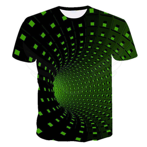 Camiseta Deportiva Sublimada para Hombre, de Poliéster Tejido, Cuello Redondo, Manga Corta, Estampada, Transpirable, de Secado Rápido y Antiarrugas - Product Image 5