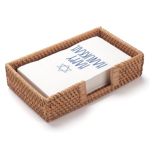 Porte-serviettes carré en papier moderne et écologique, style scandinave, couleur miel naturel, vente en gros - Product Image 2