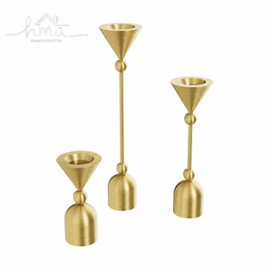 Support de bougie de Noël en aluminium résistant à la chaleur, support décoratif à pointes, base de bougie faite à la main, décoration de table, décoration de la maison, salle à manger - Product Image 6