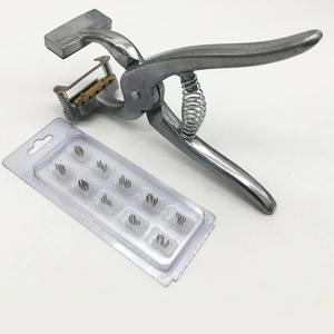 ชุดอุปกรณ์สักสัตว์พร้อมคีมสัก สำหรับการจัดการปศุสัตว์ ใช้ได้กับสุกร แกะ สุนัข ตัวอักษร A-Z (5 หลัก) - Product Image 6