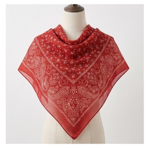 Pañuelo de Seda Cuadrado para Mujer, Estampado Floral, Elegante, Multifuncional, Accesorio de Moda para Todas las Temporadas - Product Image 1