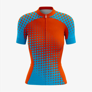 Maillot de Ciclismo de Manga Corta para Mujer, Transpirable, Ropa de Ciclismo OEM ODM Personalizada, Conjuntos de Trajes de Ciclismo de Montaña y Carretera 20226 - Product Image 2