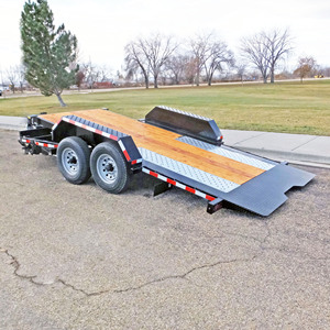 Industrial Flatbed Cargo <b>Trailer</b> Heavy Duty Steel Structure Multi Purpose Transport Semi <b>Trailer</b> for Construction and FreightPro - Product Image 4