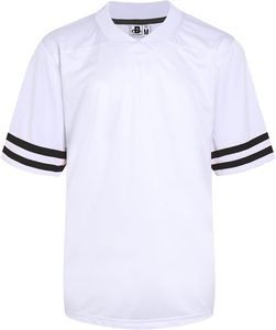 เสื้อฟุตบอลชายคอวีสีน้ำเงินรอยัล แขนสั้น ผ้าโพลีเอสเตอร์ระบายอากาศได้ดี สำหรับผู้ใหญ่ - Product Image 2