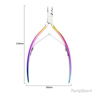Professional Nail Tool Nail Nipper Stainless Steel Curved Sharp Wide Jaw Opening Cuticle Cutter Manicure Pedicure Finger <b>Toe</b> Use - Product Image 5