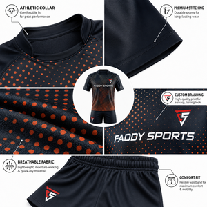 Ensemble d'uniformes de rugby personnalisés pour hommes, maillot à manches courtes sublimé, shorts, vêtements d'équipe à marque privée, kit d'uniformes sportifs sublimés OEM - Product Image 3