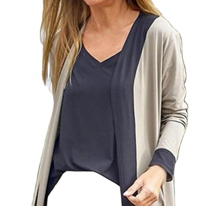 เสื้อกั๊กคอวีมีซิปของผู้หญิงชุดถัก3ชิ้นแบบหรูหราชุดเสื้อถักคาร์ดิแกนแขนยาวชุดเสื้อกางเกงขากว้างแบบลำลองใหม่ - Product Image 1