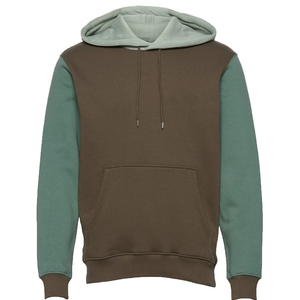 <b>Men's</b> Color Blocking Hooded Sweatshirt Regular Fit Cotton Fleece Casual <b>Pullover</b> with Pocket Autumn Style - Product Image 6