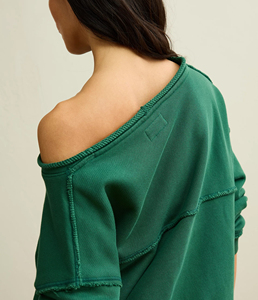 Sudadera Oversize a Rayas con Hombros Caídos y Manga Larga para Mujer Tallas Grandes - Product Image 5