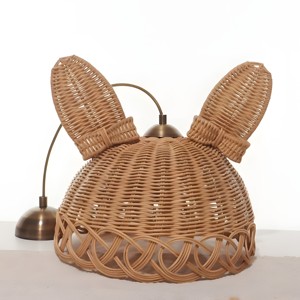 Abat-jour en rotin pour lampe de chevet, décoration de chambre d'enfant, prix le plus bas, abat-jour suspendu - Product Image 6