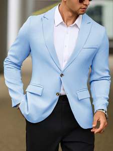 Abrigo para Hombre, Corte Entallado, Ropa Exterior Formal, Diseño Elegante, Tela Transpirable, para Negocios, Viajes, Oficina, Fiestas - Product Image 5