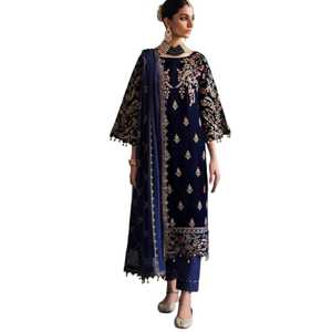 Luxury Women Festive Suits Evening <b>Dresses</b> Wedding Wear Handcrafted Embroidery Custom Design Size Color - Product Image 1