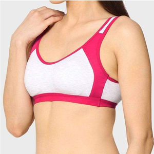 เสื้อชั้นในกีฬาคุณภาพสูงสำหรับผู้หญิงไซส์ใหญ่ เหมาะสำหรับโยคะ ฟิตเนส และออกกำลังกายที่ยิม  รับสกรีนโลโก้และสีตามสั่ง - Product Image 3