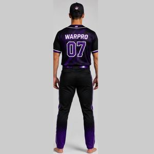 Tenue de baseball prête pour les tournois, vêtements de sport durables et légers, maillot et pantalon assortis, adaptés au baseball de compétition - Product Image 6