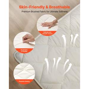 Matelas Tatami Pliable Japonais Taille Twin 80 x 39 x 2,5 cm Blanc avec Fermeture Éclair, Tapis de Sol 9 Couches pour Dortoir, Yoga, Sommeil, Sac de Rangement - Product Image 4