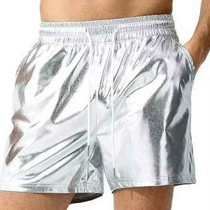 Pantalones Cortos de Cuero para Hombre, Estilo Chino, Ajustados, con Cintura Elástica, para Discoteca, 2026 - Product Image 4