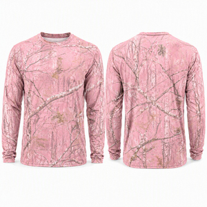 Camisa de Caza de Manga Larga para Hombre, Camuflaje, Transpirable, Poliéster, Ropa de Invierno para Exteriores - Product Image 2
