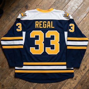 Sportswear ICE Hockey Field Jersey V-Neck Drawstring Sublimation Hockey Jerseys Tops Unisex Sleeve Stripe <b>Line</b> Hockey Jersey - Product Image 2
