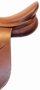 Silla de Montar Inglesa de Cuero Premium, Ligera y Duradera, para Salto, Doma y Entrenamiento Profesional - Product Image 3