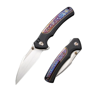 Couteaux pliants portables avec lame en métal durable et poignée ergonomique pour les voyages en plein air, le camping, la randonnée, la pêche - Product Image 1